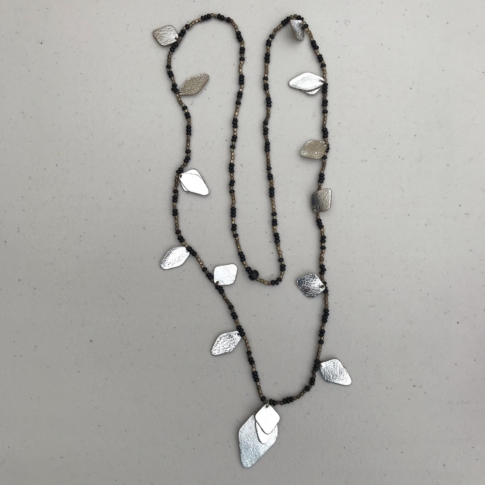 Bead and Leather Necklace